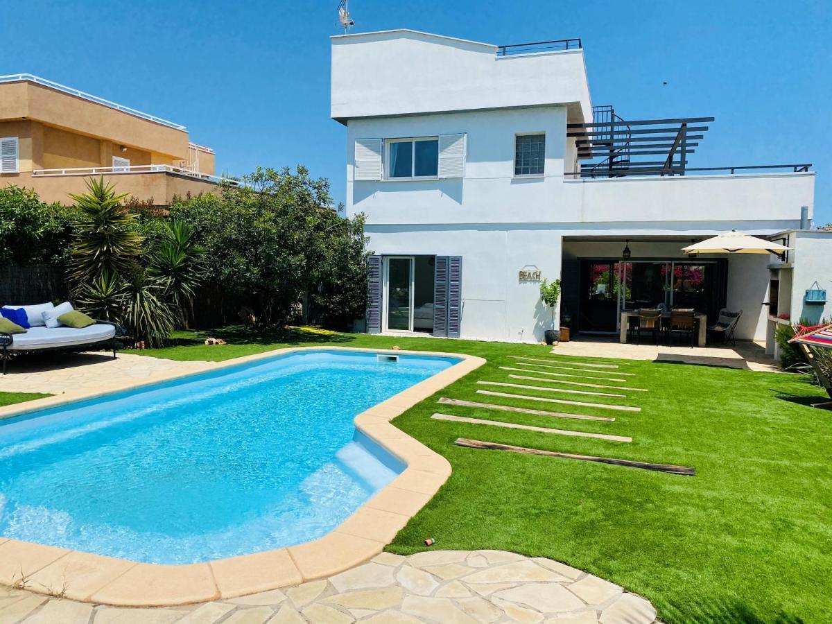 Villa 15 - Beachhouse Luxury Villa - 300M Beach - Wifi - Klima Sa Ràpita Buitenkant foto